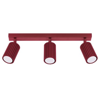 Brilagi - Faretto LED CRESTO 3xGU10/10W/230V bordeaux