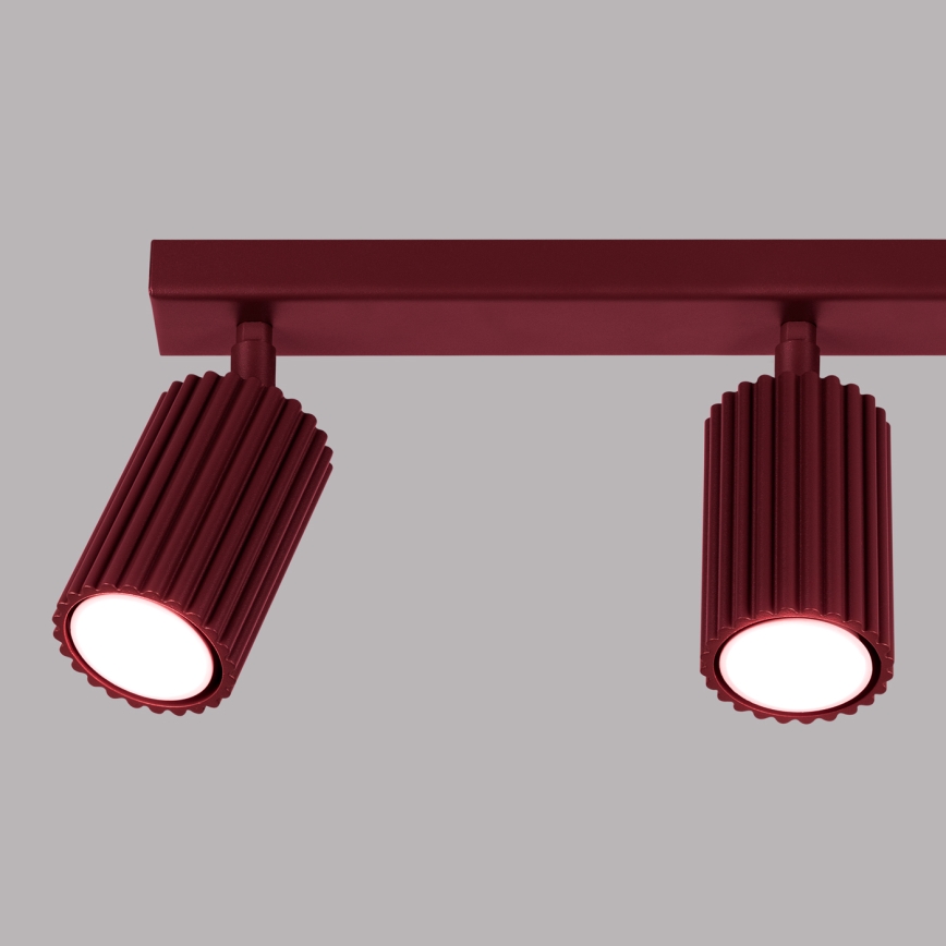 Brilagi - Faretto LED CRESTO 3xGU10/10W/230V bordeaux