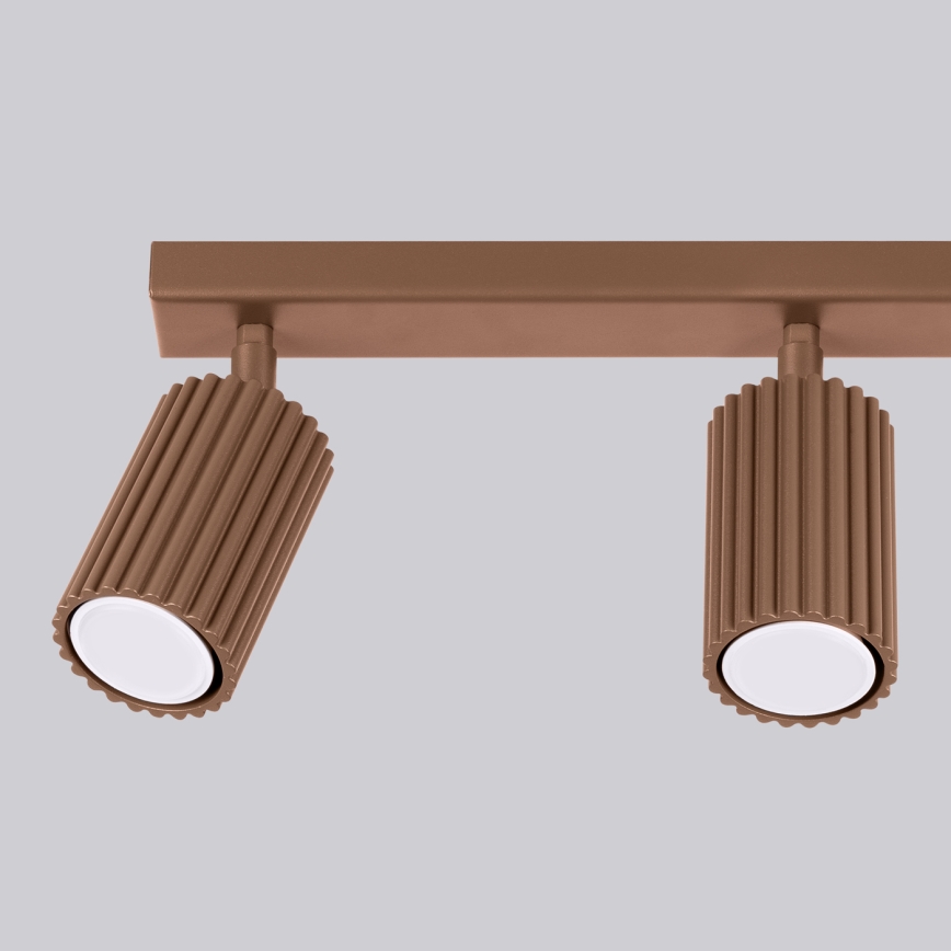 Brilagi - Faretto LED CRESTO 3xGU10/10W/230V marrone