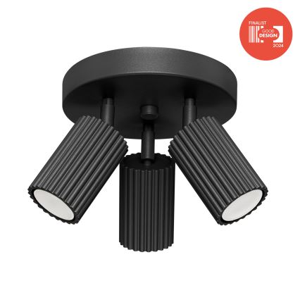 Brilagi - Faretto LED CRESTO 3xGU10/10W/230V nero