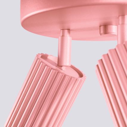 Brilagi - Faretto LED CRESTO 3xGU10/10W/230V rosa