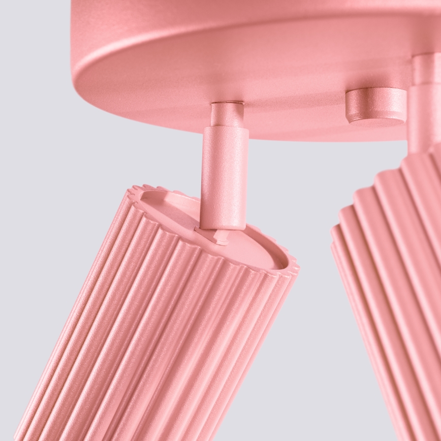 Brilagi - Faretto LED CRESTO 3xGU10/10W/230V rosa