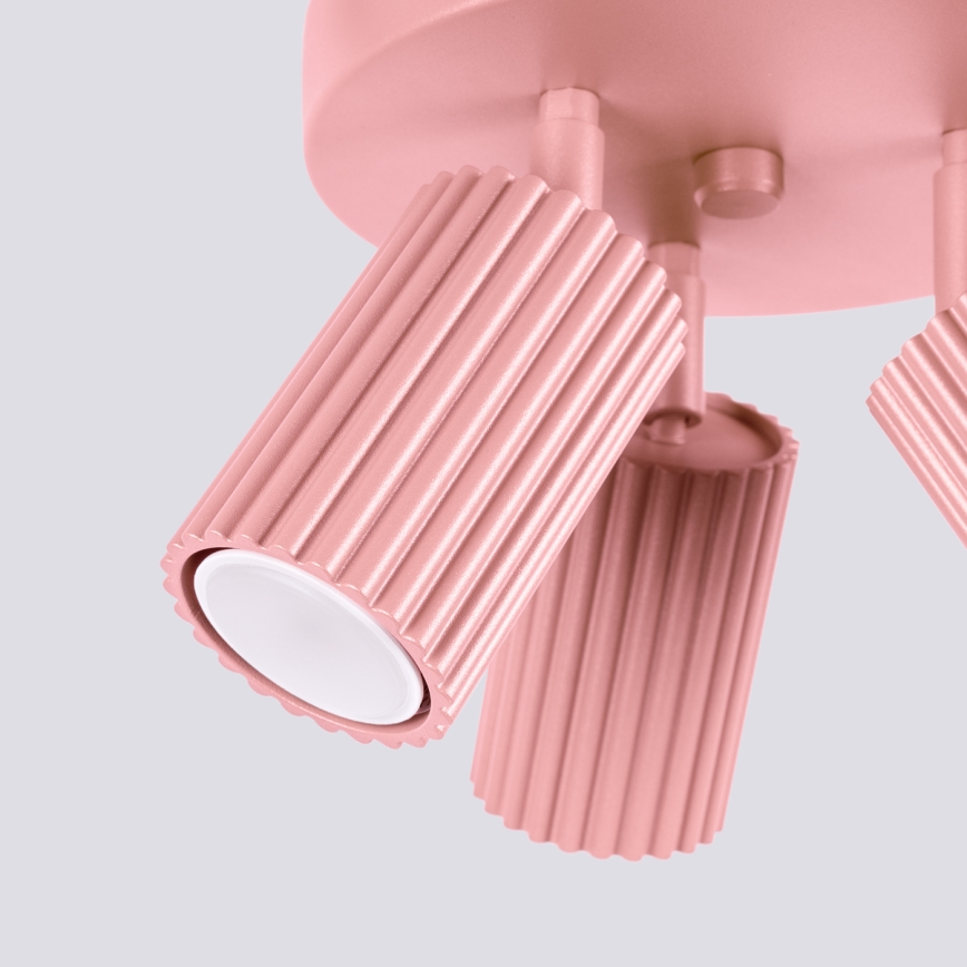 Brilagi - Faretto LED CRESTO 3xGU10/10W/230V rosa