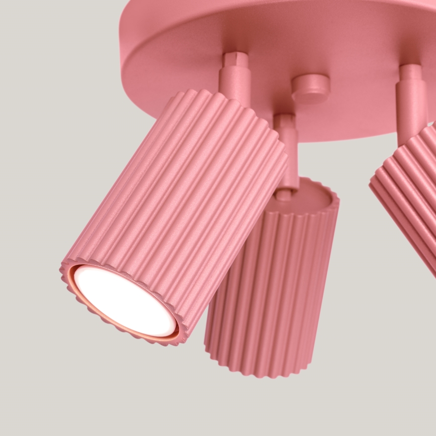 Brilagi - Faretto LED CRESTO 3xGU10/10W/230V rosa