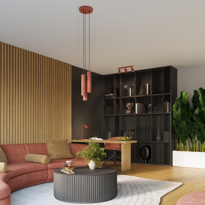 Brilagi - Faretto LED CRESTO 3xGU10/10W/230V rosso