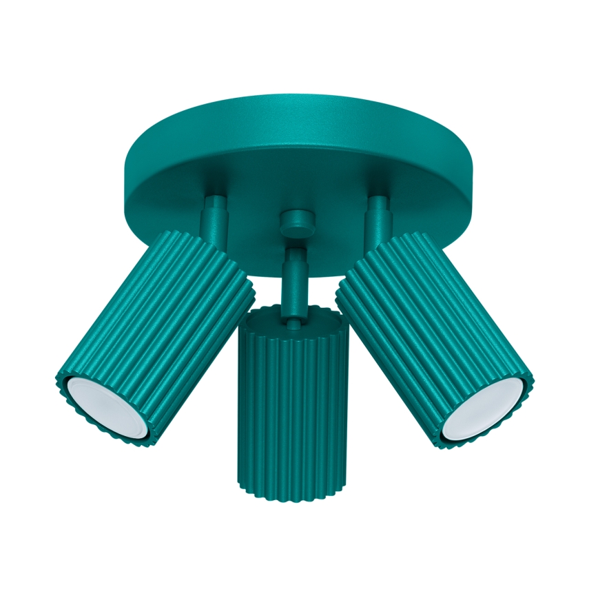 Brilagi - Faretto LED CRESTO 3xGU10/10W/230V turchese