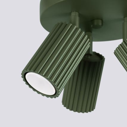 Brilagi - Faretto LED CRESTO 3xGU10/10W/230V verde