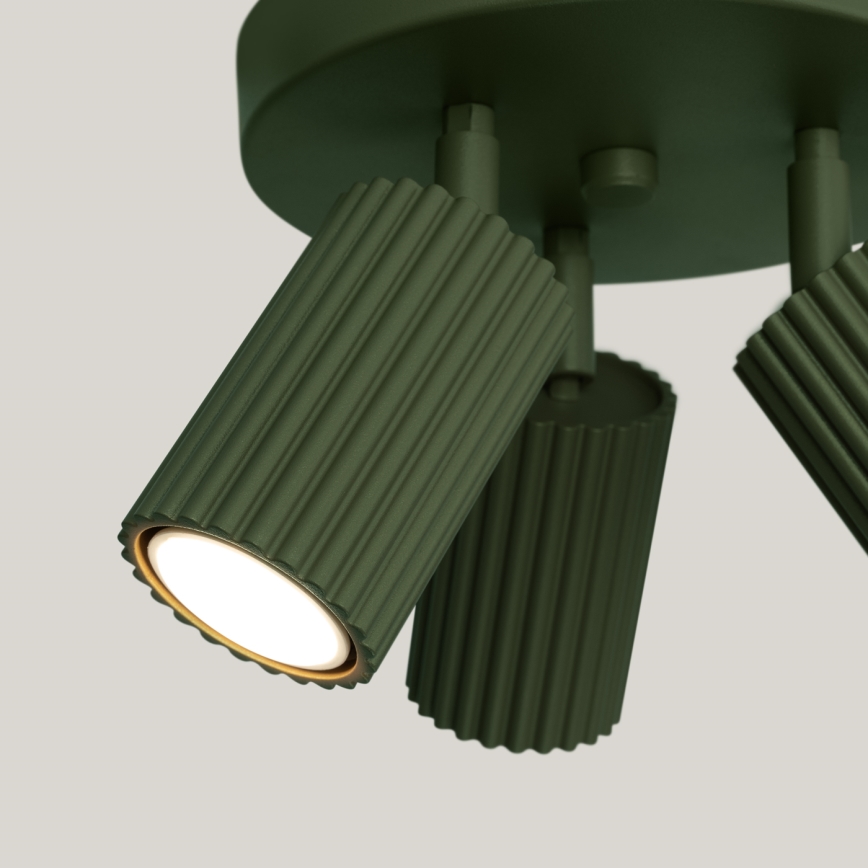 Brilagi - Faretto LED CRESTO 3xGU10/10W/230V verde