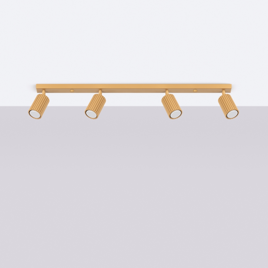 Brilagi - Faretto LED CRESTO 4x GU10/10W/230V dorato