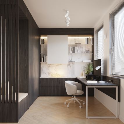 Brilagi - Faretto LED CRESTO 4xGU10/10W/230V bianco