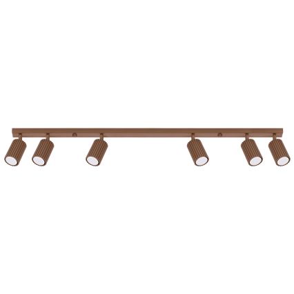 Brilagi - Faretto LED CRESTO 6xGU10/10W/230V marrone
