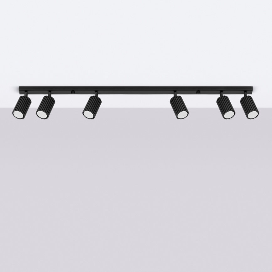 Brilagi - Faretto LED CRESTO 6xGU10/10W/230V nero
