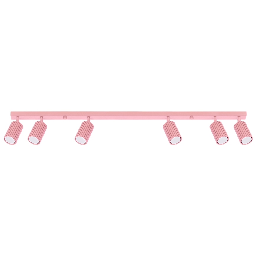 Brilagi - Faretto LED CRESTO 6xGU10/10W/230V rosa