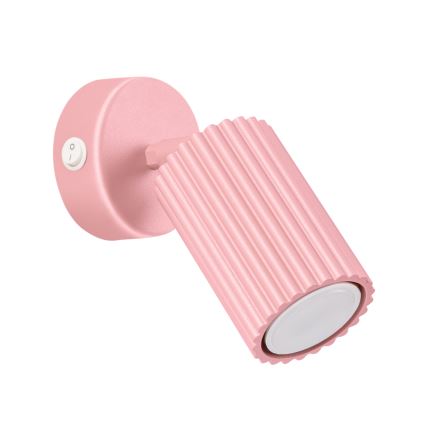 Brilagi - Faretto LED da parete CRESTO 1xGU10/10W/230V rosa