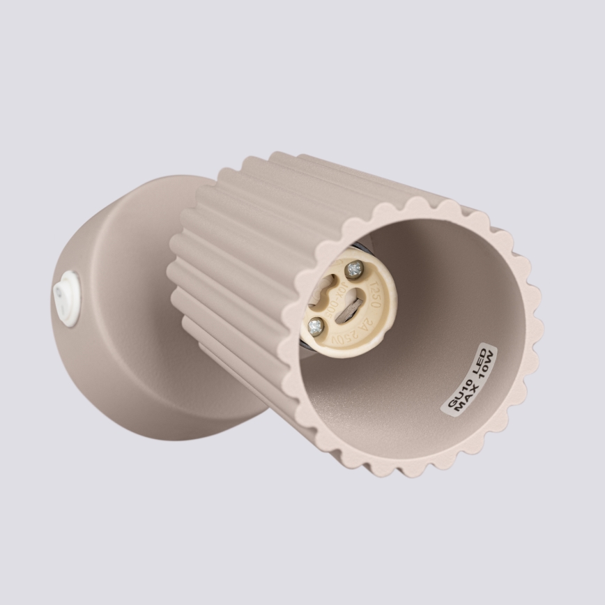 Brilagi - Faretto LED da parete CRESTO 1xGU10/10W/230V taupe