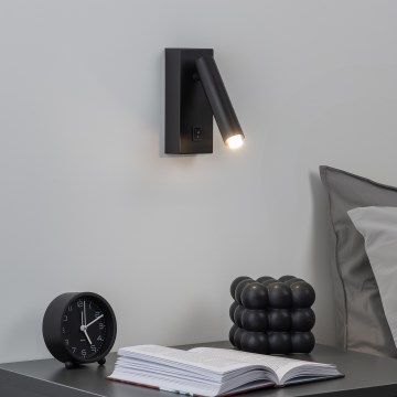 Brilagi - Faretto LED dimmerabile a parete MAYA 1xG9/4W/230V nero 2700-6500K Wi-Fi Tuya