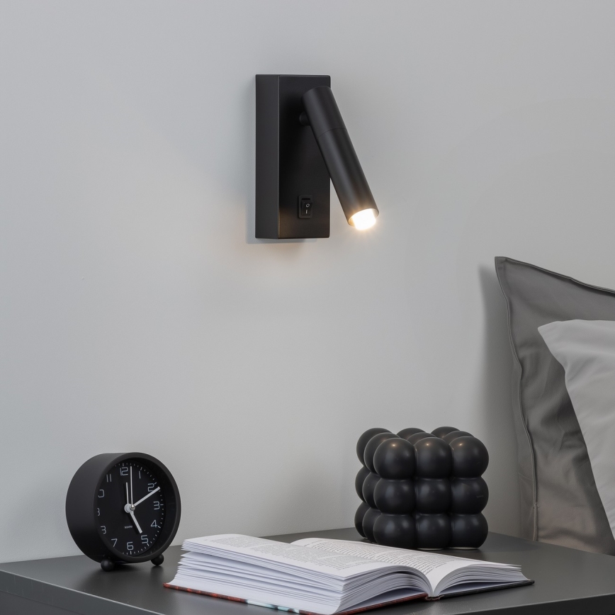 Brilagi - Faretto LED dimmerabile a parete MAYA 1xG9/4W/230V nero 2700-6500K Wi-Fi Tuya