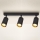 Brilagi - Faretto LED dimmerabile SELE 3xGU10/6,5W/230V 2700-6500K nero/oro