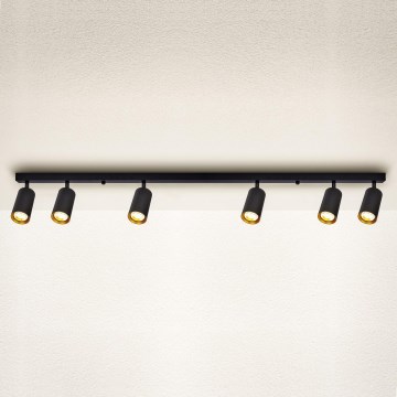 Brilagi - Faretto LED dimmerabile SELE 6xGU10/6,5W/230V 2700-6500K nero/oro