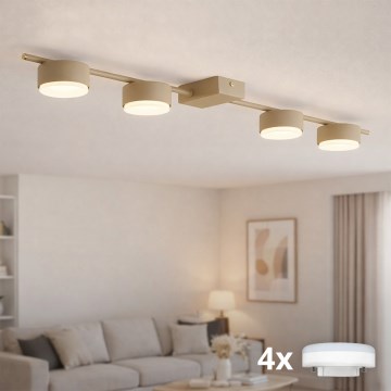 Brilagi - Faretto LED MONO 4xGX53/30W/230V beige