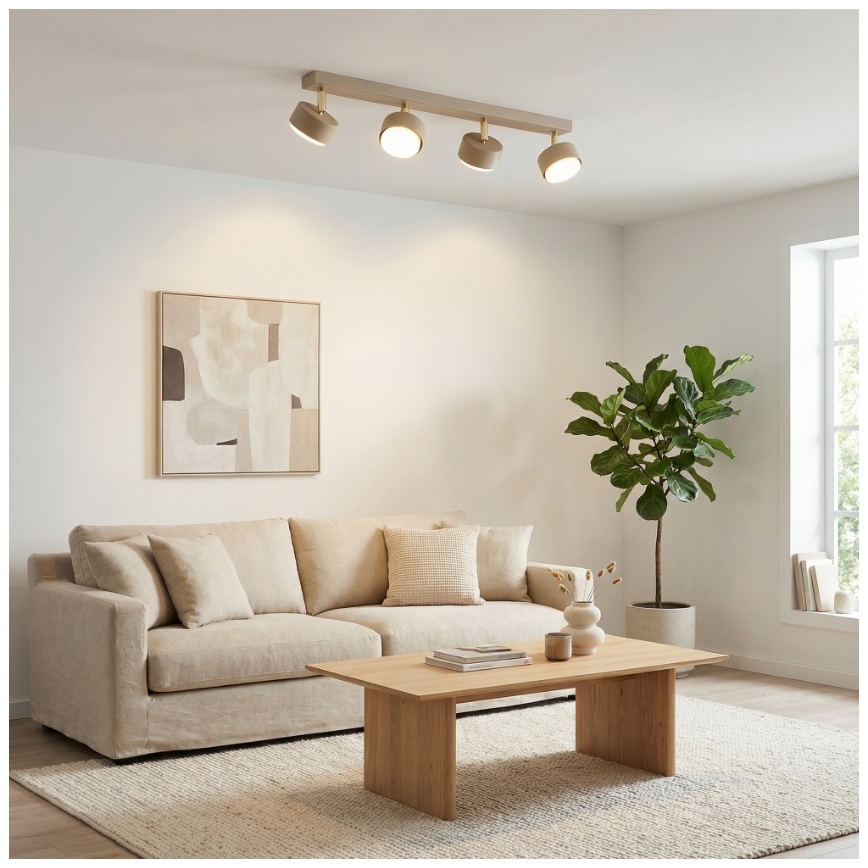 Brilagi - Faretto LED MONO 4xGX53/30W/230V beige