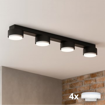 Brilagi - Faretto LED MONO 4xGX53/30W/230V nero