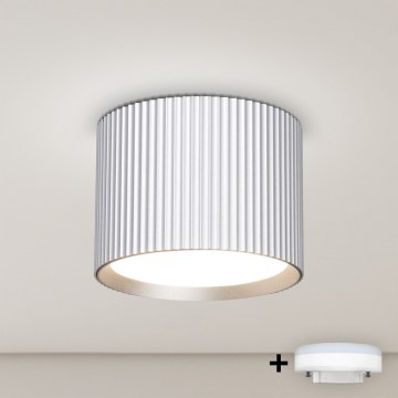Brilagi - Faretto LED RGB+CCT dimmerabile STRIPY 1xGX53/14W/230V 2700-6500K Wi-Fi Tuya argento