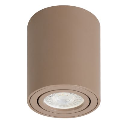 Brilagi - Faretto LED RGBW dimmerabile MIA 1xGU10/4,8W/230V 3000K 100x80 mm beige + telecomando