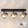 Brilagi - Faretto LED RGBW dimmerabile NUGGET 3xGU10/6W/230V nero/oro
