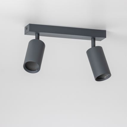 Brilagi - Faretto dimmerabile LED RGBW SELE 2xGU10/6W/230V 3000K antracite + telecomando