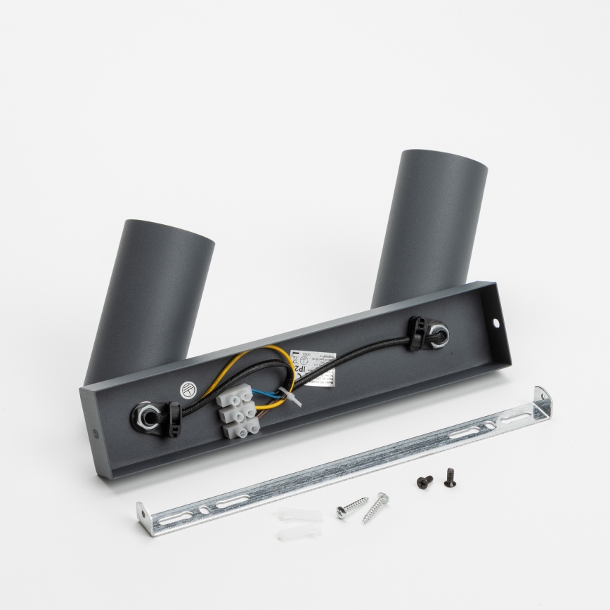 Brilagi - Faretto dimmerabile LED RGBW SELE 2xGU10/6W/230V 3000K antracite + telecomando