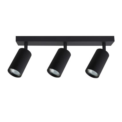 Brilagi - Faretto LED RGBW dimmerabile SELE MODERN 3xGU10/4,8W/230V 3000K nero + telecomando