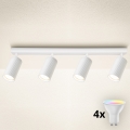 Brilagi - Faretto LED RGBW dimmerabile SELE MODERN 4xGU10/6,5W/230V 2700-6500K Wi-Fi bianco