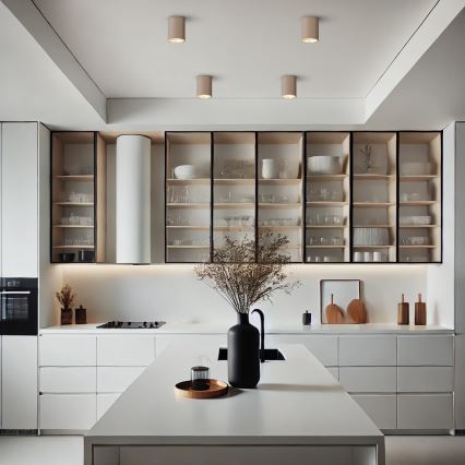 Brilagi - Faretto LED RGBW dimmerabile TRINE 1xGU10/4,8W/230V 3000K beige/oro + telecomando