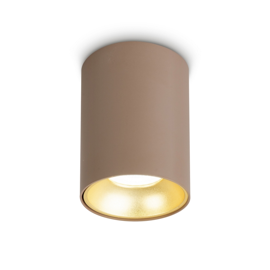 Brilagi - Faretto LED RGBW dimmerabile TRINE 1xGU10/4,8W/230V 3000K beige/oro + telecomando
