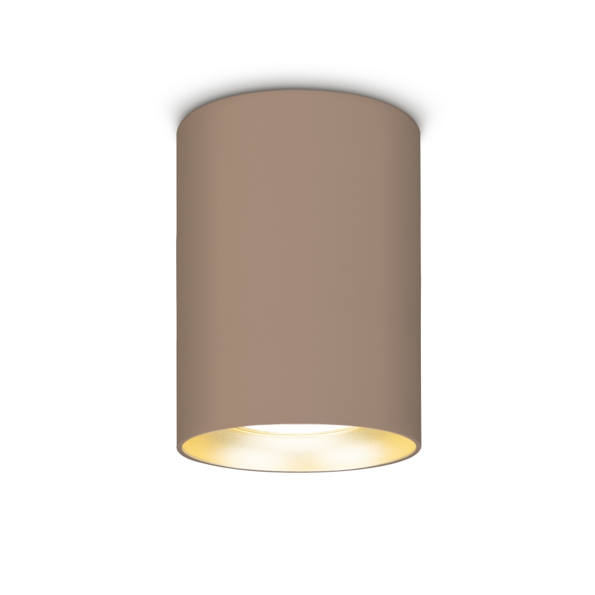 Brilagi - Faretto LED RGBW dimmerabile TRINE 1xGU10/4,8W/230V 3000K beige/oro + telecomando