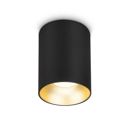 Brilagi - Faretto LED RGBW dimmerabile TRINE 1xGU10/4,8W/230V 3000K nero/oro + telecomando