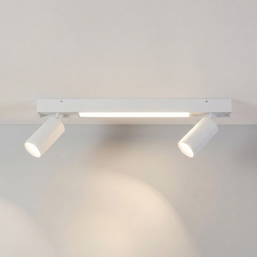 Brilagi - Faretto LED SELE 2xGU10/30W/230V + LED/15W bianco