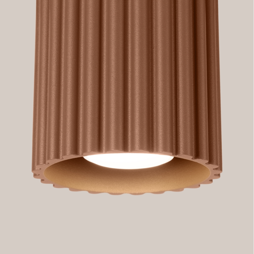 Brilagi - Faretto LED SFERA 1xGU10/10W/230V Ø 10 cm marrone