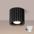 Brilagi - Faretto LED SFERA 1xGU10/10W/230V Ø 10 cm nero