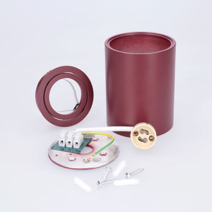 BRILAGI - Faretto MIA 1xGU10/30W/230V 100x80 mm bordeaux