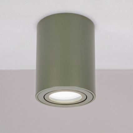 BRILAGI - Faretto MIA 1xGU10/30W/230V 100x80 mm verde scuro