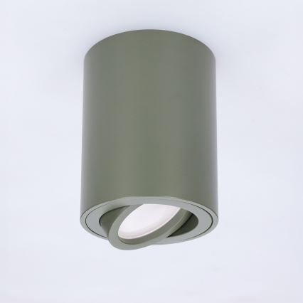 BRILAGI - Faretto MIA 1xGU10/30W/230V 100x80 mm verde scuro