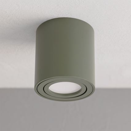 BRILAGI - Faretto MIA 1xGU10/30W/230V 84x80 mm verde scuro
