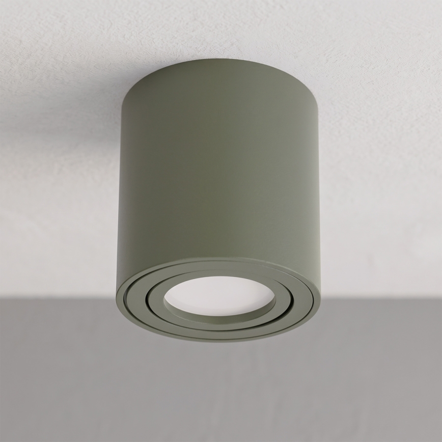 BRILAGI - Faretto MIA 1xGU10/30W/230V 84x80 mm verde scuro