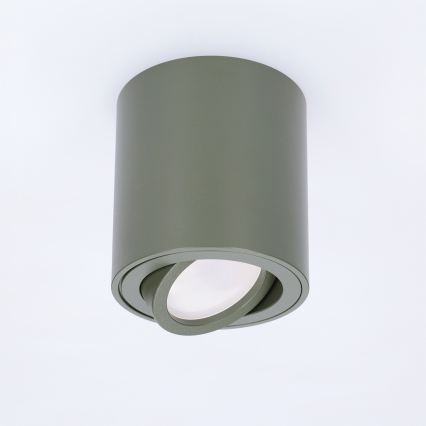 BRILAGI - Faretto MIA 1xGU10/30W/230V 84x80 mm verde scuro