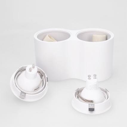 BRILAGI - Faretto MIA DOUBLE 2xGU10/30W/230V bianco