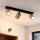 Brilagi - Faretto MODERN WOOD 3xGU10/8W/230V legno/nero