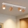 Brilagi - Faretto MODERN WOOD 4xGU10/8W/230V legno di caucciù/bianco