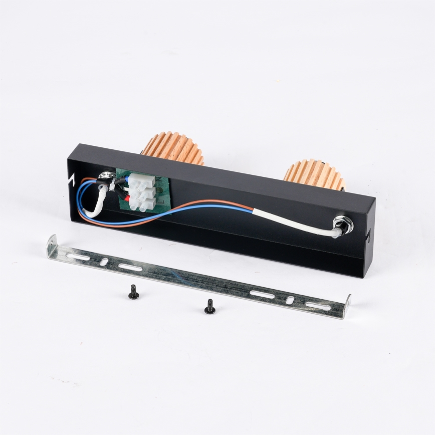 Brilagi - Faretto ODENSE 2xE14/10W/230V legno/nero